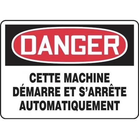 Accuform OSHA DANGER SAFETY SIGN THIS FRMEQM152VP FRMEQM152VP